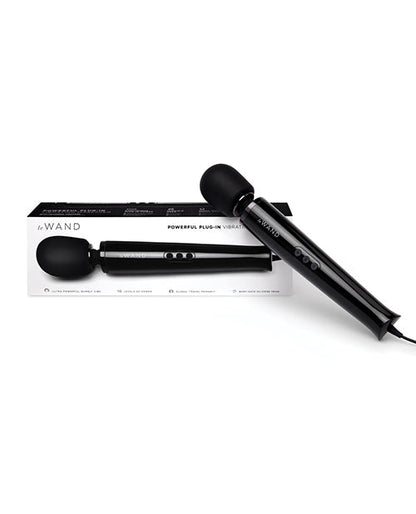 Le Wand Powerful Plug-In Vibrating Massager - Black Cotr INC