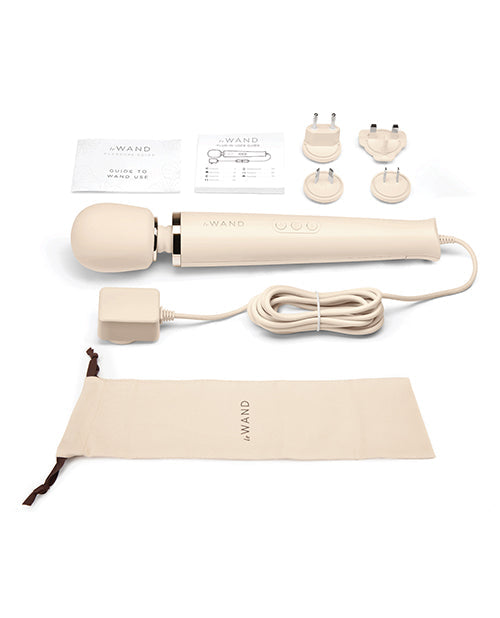 Le Wand Powerful Plug-In Vibrating Massager - Cream Cotr INC