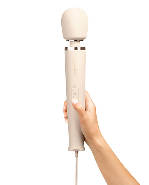 Le Wand Powerful Plug-In Vibrating Massager - Cream Cotr INC