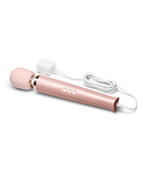 Le Wand Powerful Plug-In Vibrating Massager - Rose Gold Cotr INC
