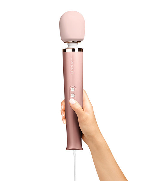 Le Wand Powerful Plug-In Vibrating Massager - Rose Gold Cotr INC