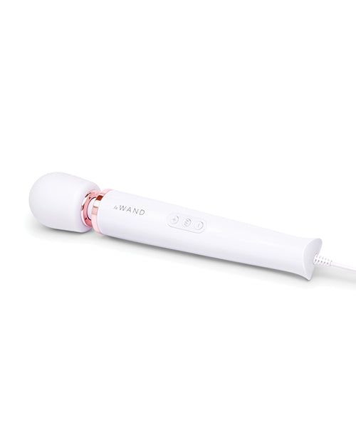 Le Wand Powerful Plug-In Vibrating Massager - White Cotr INC