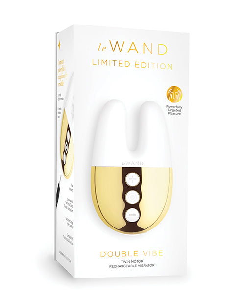 Le Wand Double Vibe - White Gold Cotr INC