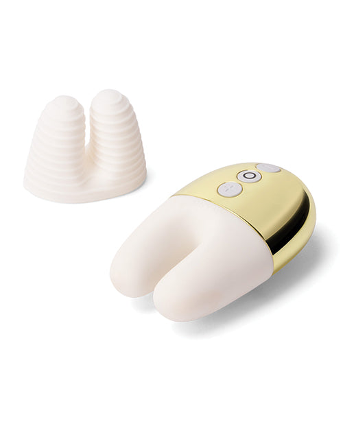 Le Wand Double Vibe - White Gold Cotr INC