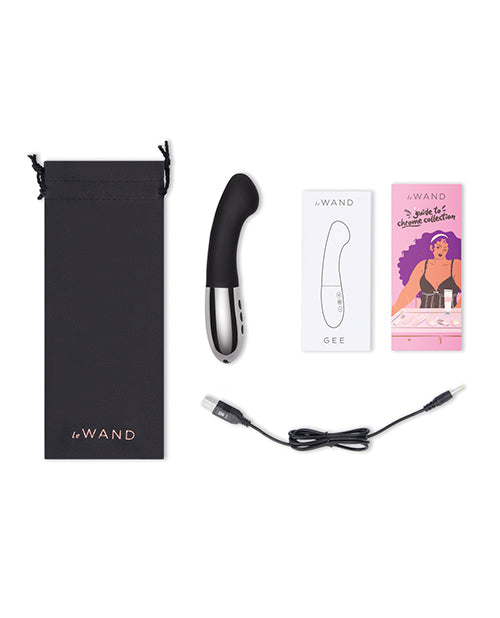 Le Wand Vibrator | GEE G-Spot Vibrator | Targeting Rechargeable Clit Vibrator | Black Cotr INC