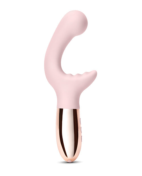 Le Wand Vibrator | XO Double Motor Wave G Spot Vibrator | Rechargeable Clit Vibrator | Rose Gold Cotr INC