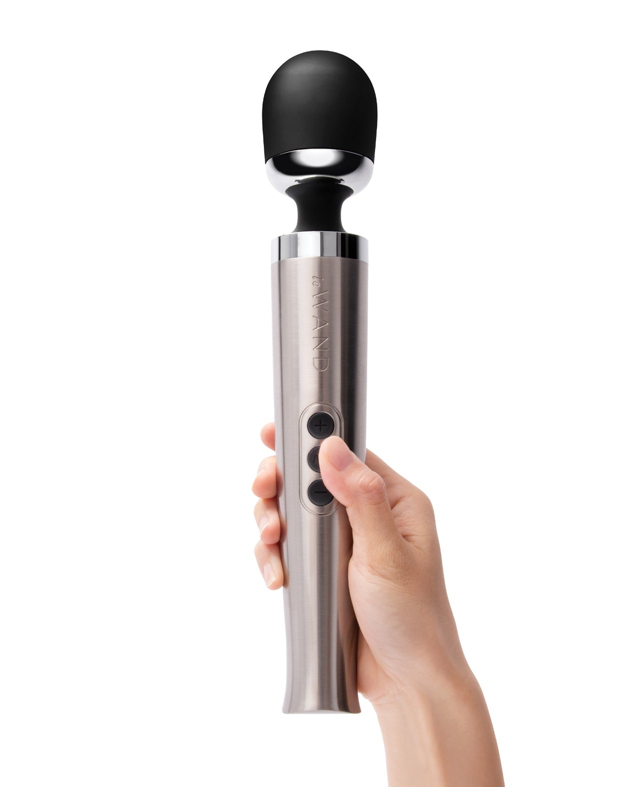 Le Wand Die Cast Rechargeable Massager - Silver Cotr INC