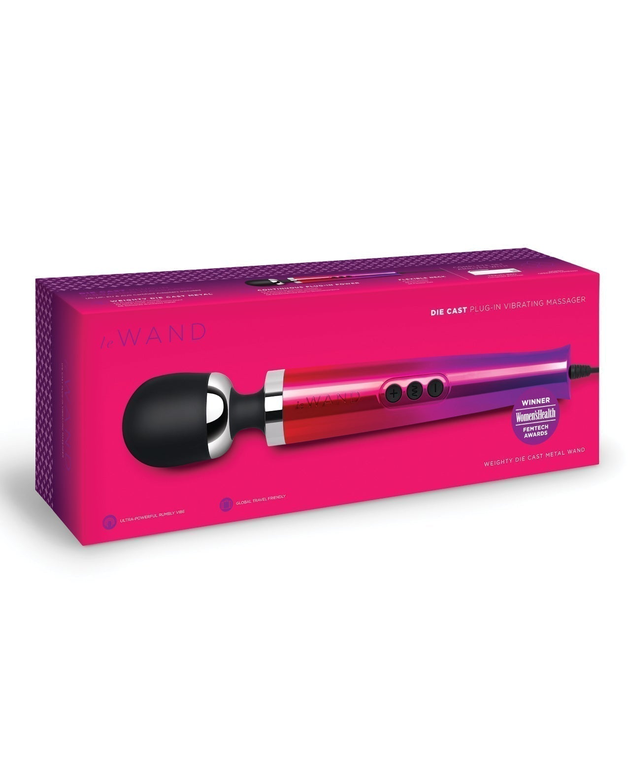Le Wand Die Cast Plug-In Massager - Ombre Cotr INC