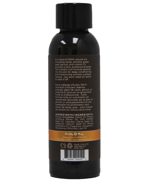 Earthly Body Massage & Body Oil - 2 oz Dreamsicle Earthly Body