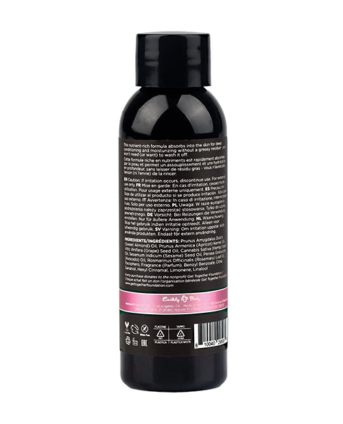 Earthly Body Massage & Body Oil - 2 oz Zen Berry Rose Earthly Body
