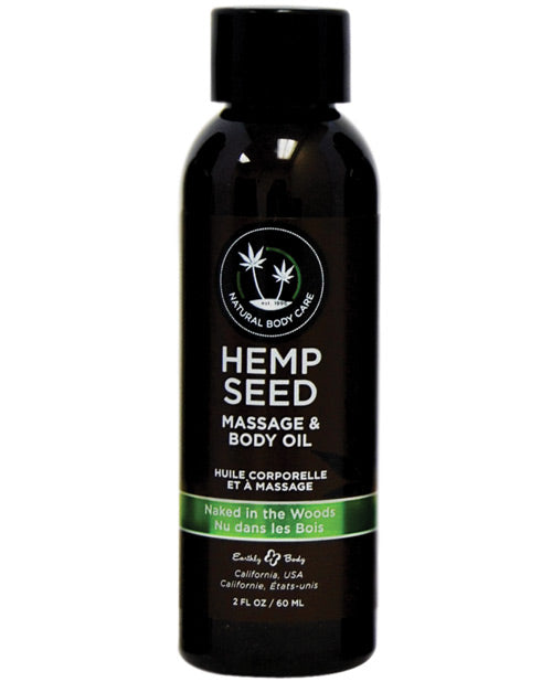 Earthly Body Massage & Body Oil - 2 oz Naked in the Woods Earthly Body