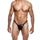 Male Basics Y Buns Thong Black LG Malebasics Corp