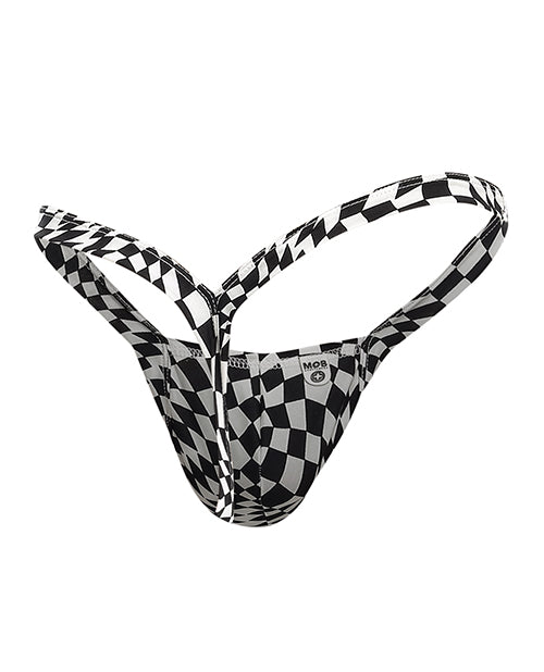 Male Basics Y Buns Thong Checkers XL Malebasics Corp