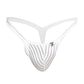 Male Basics Y Buns Thong White Sheer LG Malebasics Corp