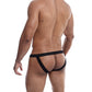 Male Basics Tuxedo Lace Jockstrap Black L/XL Malebasics Corp