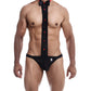 Male Basics Tuxedo Lace Jockstrap Black L/XL Malebasics Corp
