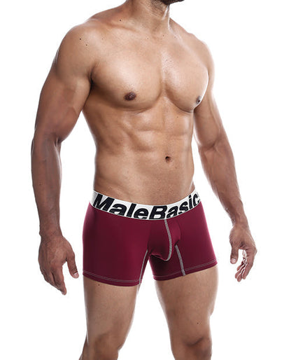 Male Basics Performance Boxer Burgundy SM Malebasics Corp