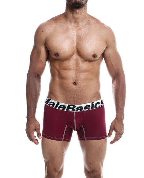 Male Basics Performance Boxer Burgundy SM Malebasics Corp