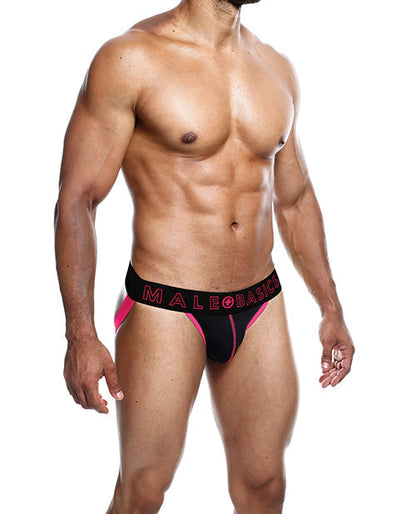 Male Basics Neon Jockstrap Coral LG Malebasics Corp