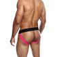 Male Basics Neon Jockstrap Coral LG Malebasics Corp