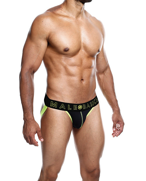 Male Basics Neon Jockstrap Neon Yellow SM Malebasics Corp
