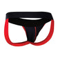 Male Basics Neon Jockstrap Red LG Malebasics Corp