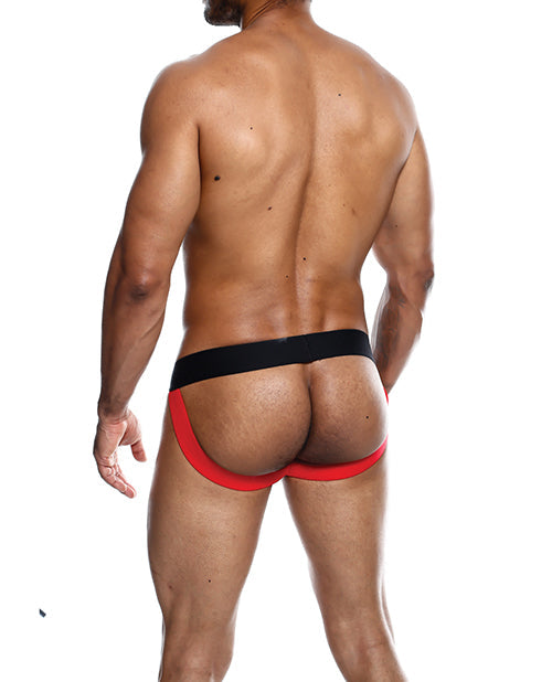Male Basics Neon Jockstrap Red LG Malebasics Corp