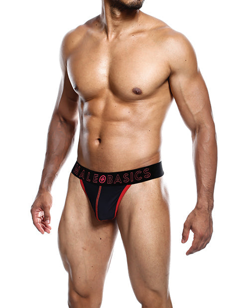 Male Basics Neon Thong Red LG Malebasics Corp