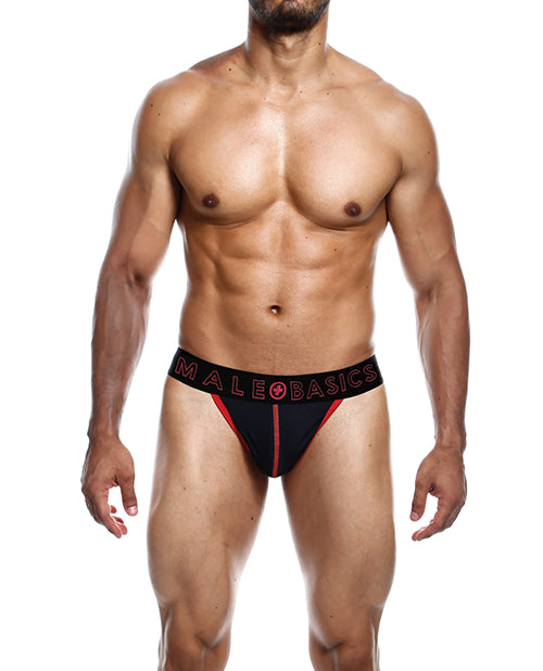 Male Basics Neon Thong Red XL Malebasics Corp