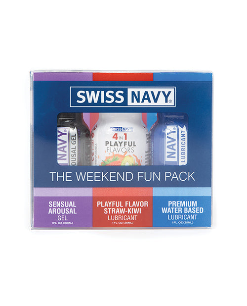 Swiss Navy Weekend Fun Pack of 3 - 1 oz M.D. Science Lab