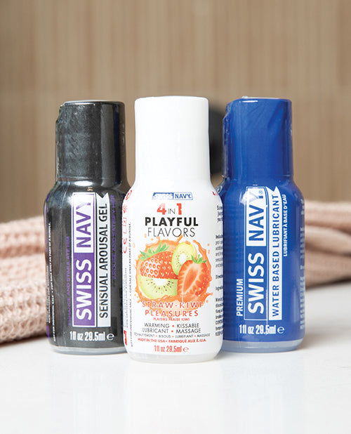 Swiss Navy Weekend Fun Pack of 3 - 1 oz M.D. Science Lab