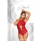 Sugar & Spice Teddy w/Snap Crotch Red L/XL Magic Moments Int'l