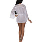 Modern Romance Flowing Short Robe White L/XL Magic Moments Int'l