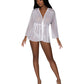 Modern Romance Flowing Short Robe White L/XL Magic Moments Int'l