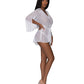 Modern Romance Flowing Short Robe White L/XL Magic Moments Int'l