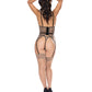 Purrfect Basque & Thong Animal/Black L/XL Magic Moments Int'l