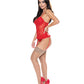 Ooh La Lace Bustier & Panty Red  L/XL Magic Moments Int'l