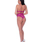 Berrylicious Lace Halter Top & Panty Pink S/M Magic Moments Int'l