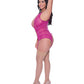 Berrylicious Lace Halter Basque & G-String Pink QN Magic Moments Int'l