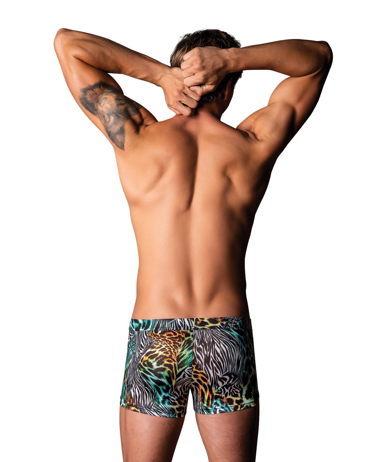 Go Wild Uplift Mini Short - Animal Multi LG Comme Ci Comme Ca