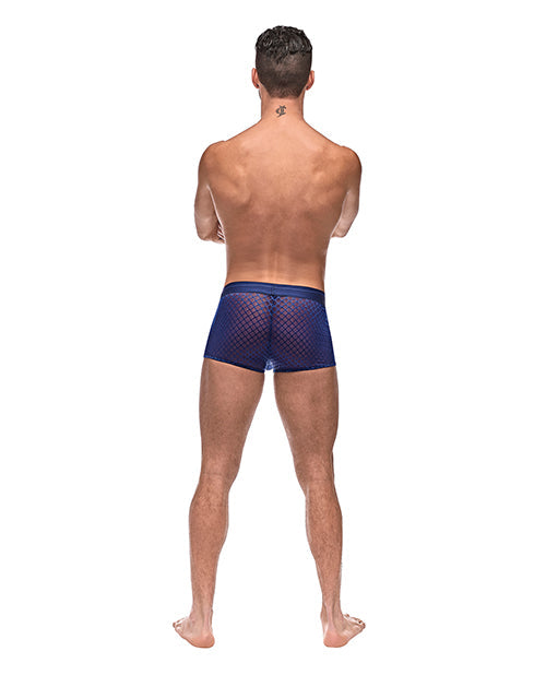 Diamond Mesh Mini Short Blue XL Comme Ci Comme Ca