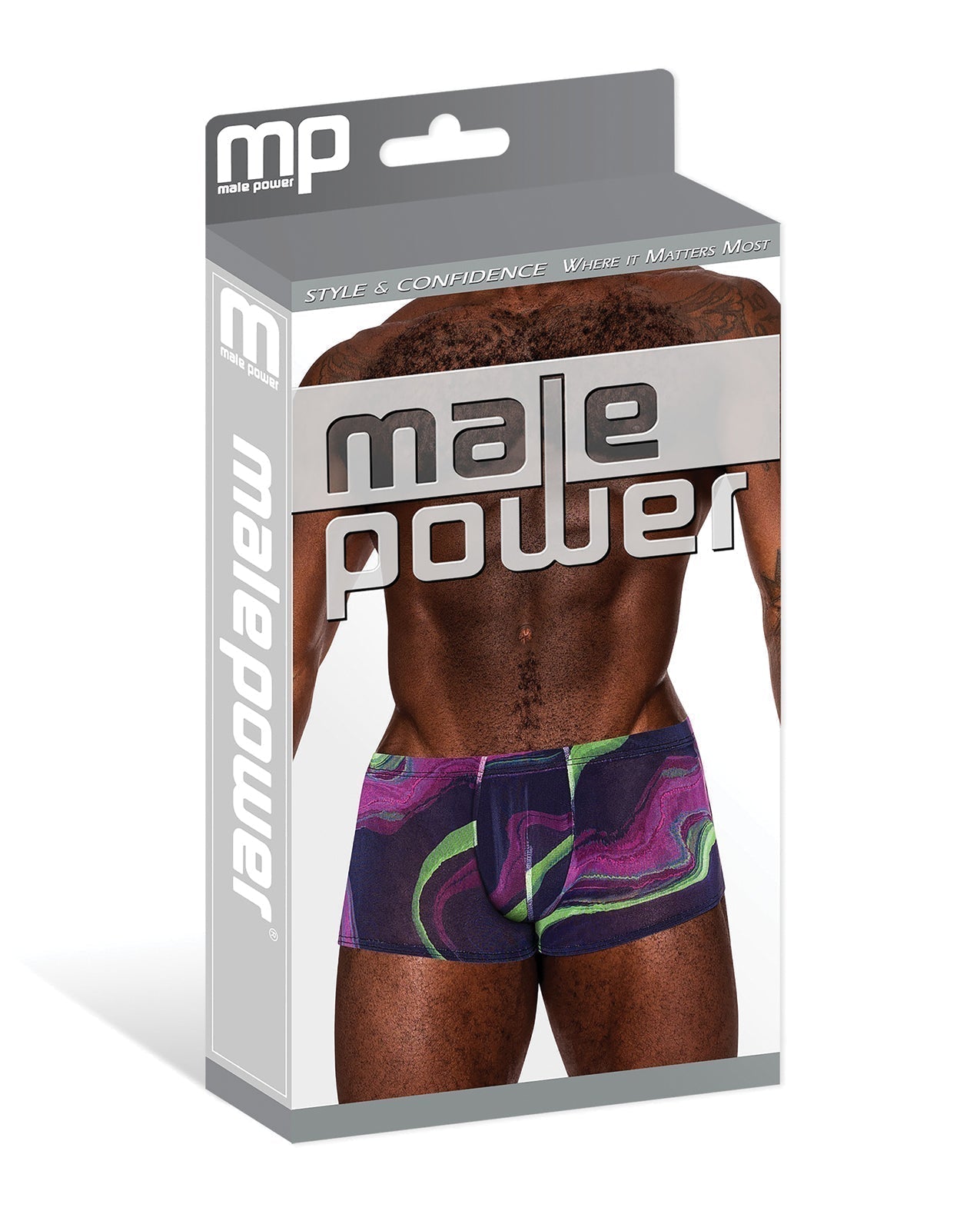 Galactic Sheer Poly Spandex Mini Short Multi Color MD Comme Ci Comme Ca