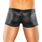 Male Power Satin Lycra Boxer Black Large Comme Ci Comme Ca