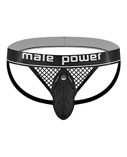 Cock Pit Fishnet Cock Ring Jock Black L/XL Comme Ci Comme Ca