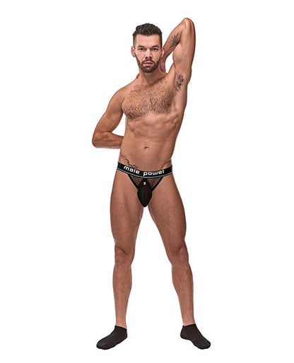 Cock Pit Fishnet Cock Ring Jock Black S/M Comme Ci Comme Ca