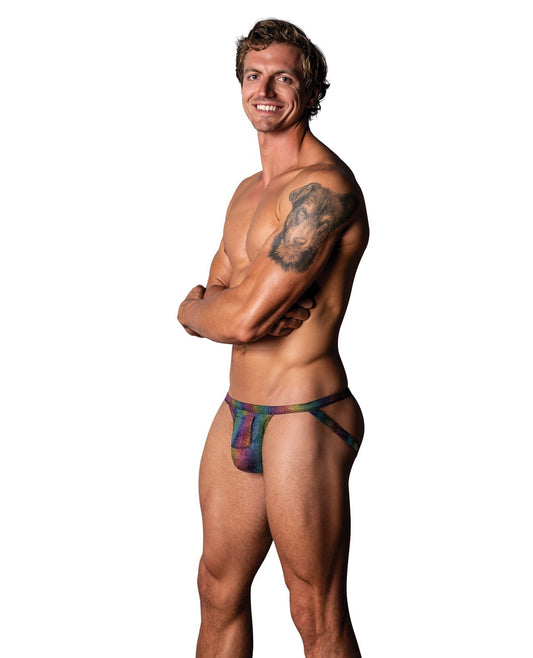 Pack & Play Jock w/Front Condom Pocket - Rainbow S/M Comme Ci Comme Ca