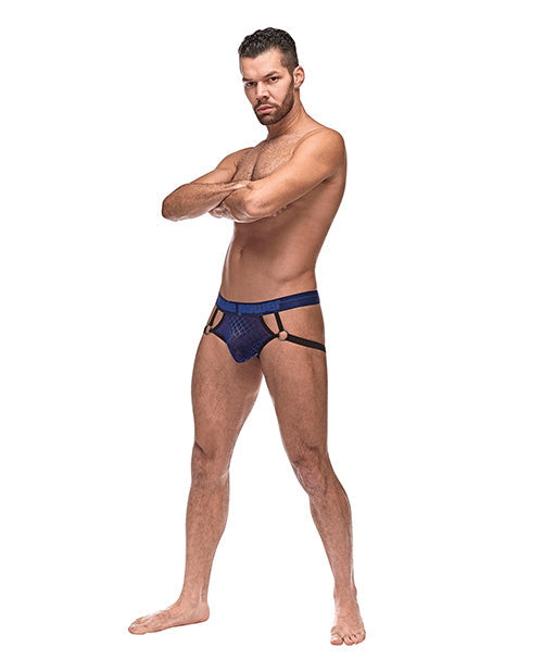 Diamond Mesh Jock Ring Blue S/M Comme Ci Comme Ca