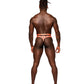 Rude Awakening Mesh Strap Thong Neon Orange L/XL Comme Ci Comme Ca