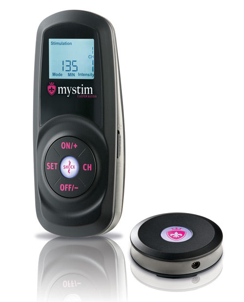 Mystim Cluster Buster Wireless eStim Starter Kit - Black Mystim Gmbh