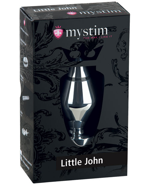 Mystim Little John Buttplug Small Aluminum - Silver Mystim Gmbh